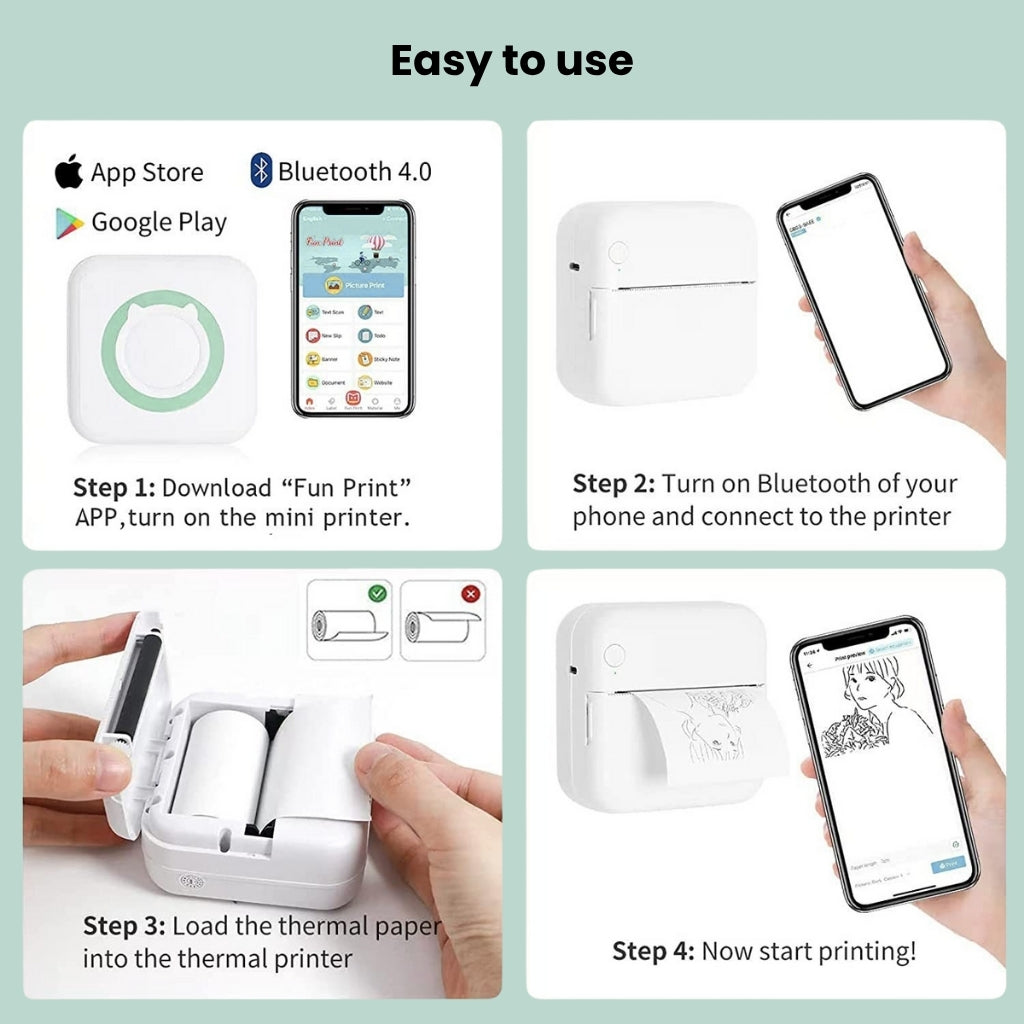 PRINT GO™ - The Pocket Printer That Goes Everywhere