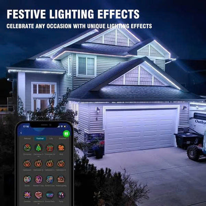 Smart Rainbow LED Outdoor Lights Pro