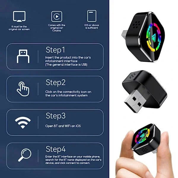 2026 AutoSync Pro Wireless CarPlay Adapter